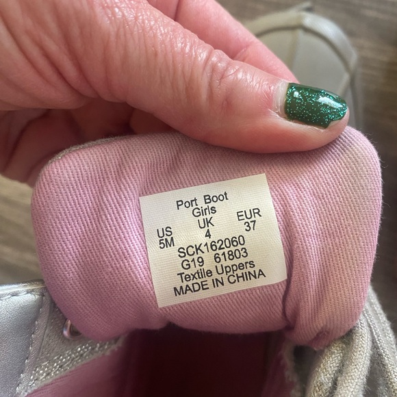 Girls Sperry weather boots size 5M - Picture 2 of 4